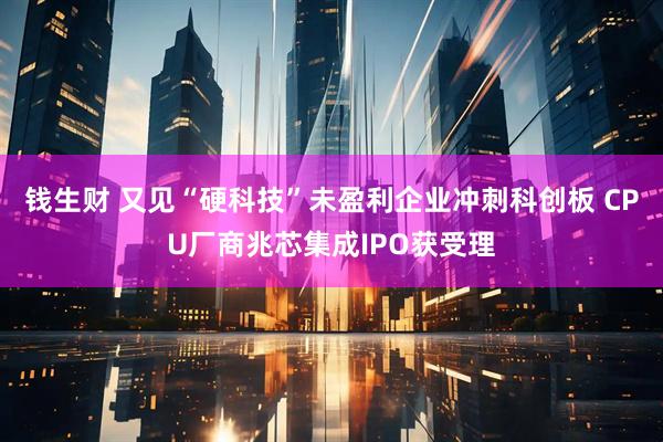 钱生财 又见“硬科技”未盈利企业冲刺科创板 CPU厂商兆芯集成IPO获受理